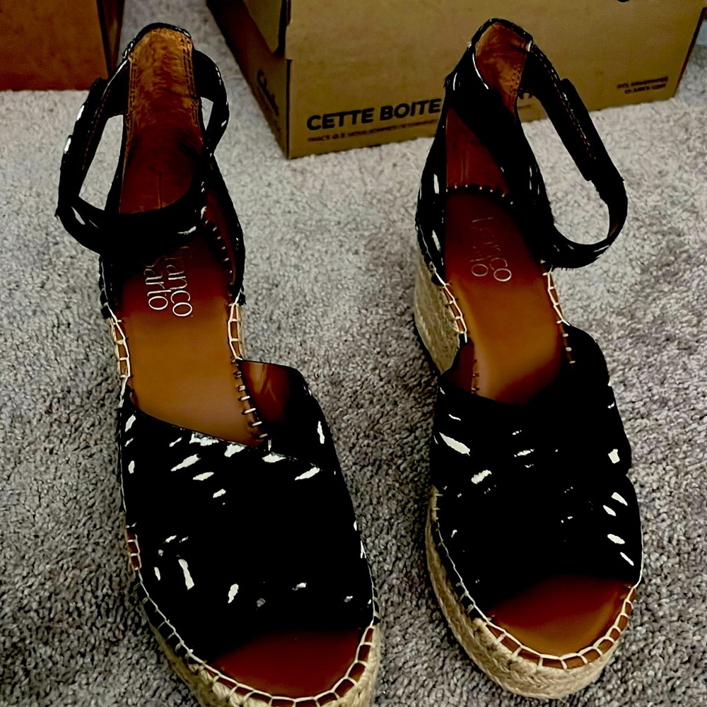 Franco Sarto Calf skin Wedge 7.5. Never Worn